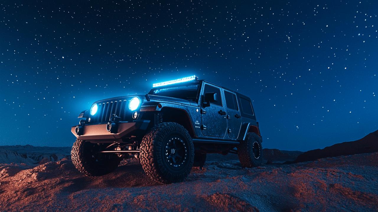 Longue portee ou flood : Quelle rampe LED pour 4×4 choisir pour optimiser vos aventures nocturnes